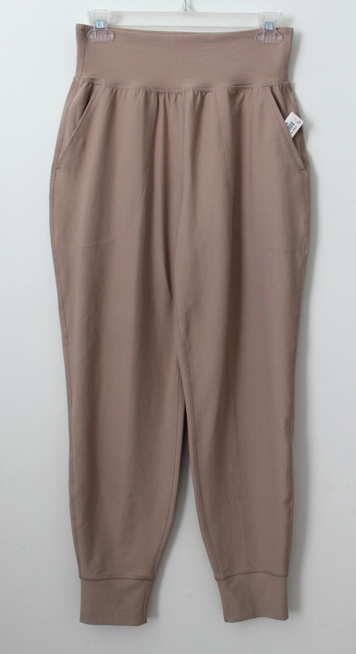 Old Navy Womens High-Waisted PowerSoft Pocket Joggers Savanna Grass Size S NWT